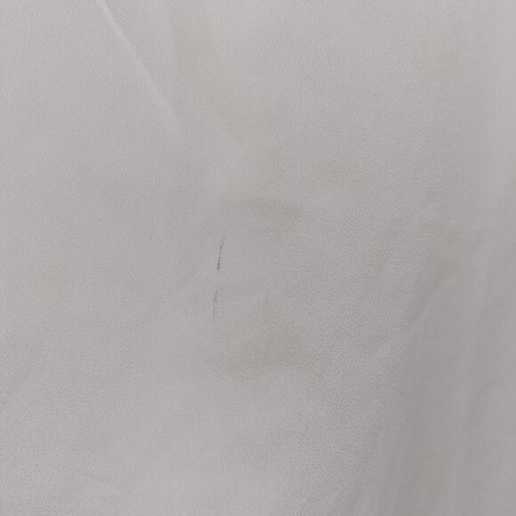 LOFT Factory women's sheer cream colored blouse top 3/4 sleeves Size Small - Picture 6 of 13